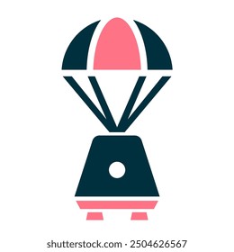 Space Capsule Parachute for Space Icon
