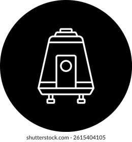 Space Capsule vector icon. Can be used for printing, mobile and web applications.