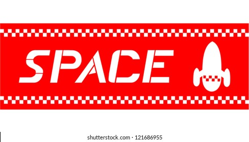 Space card svg