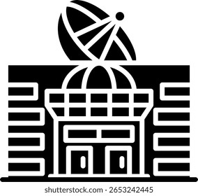 Space Center New Creative Icon Design Vektor
