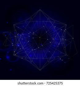 Space Circle picture for background