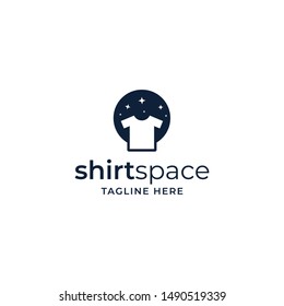 Space Cloth Store Logo Vector