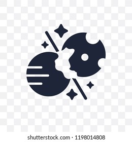 Space Collision transparent icon. Space Collision symbol design from Astronomy collection.