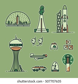 Space colony set