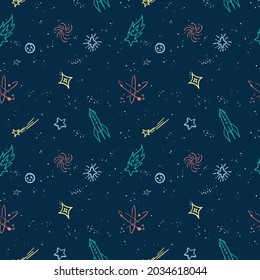 space color text line pattern polka color travel galaxy fashion style design star moon place tee art vector illustration