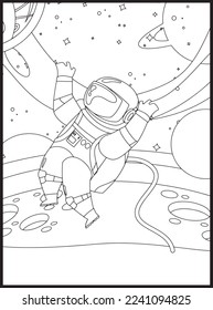 Space Coloring Pages for Kids