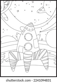 Space Coloring Pages for Kids