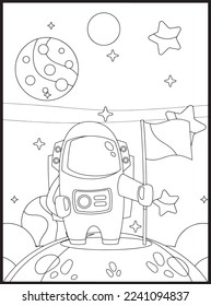 Space Coloring Pages for Kids