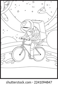 Space Coloring Pages for Kids