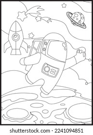 Space Coloring Pages for Kids