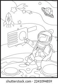 Space Coloring Pages for Kids