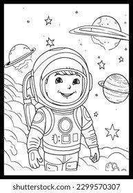 Space Coloring Pages for Kids