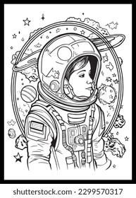 Space Coloring Pages for Kids