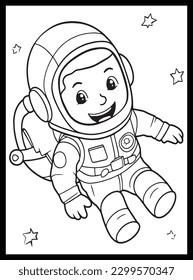 Space Coloring Pages for Kids