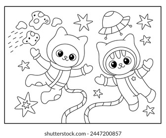 Space Coloring Pages for Kids