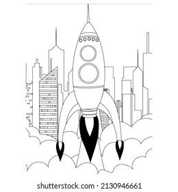 Space Coloring Pages For Kids Printable