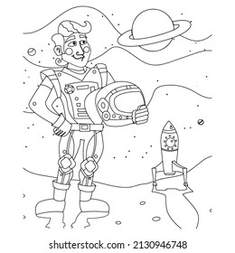 Space Coloring Pages For Kids Printable