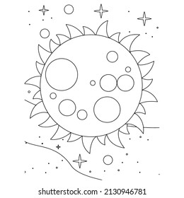 Space Coloring Pages For Kids Printable