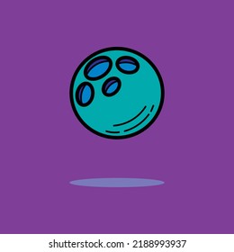space comet vector illustration on purple background is perfect for logos, symbols and advertisements