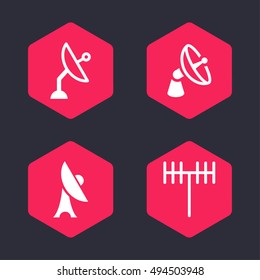 Space Communication Icons
