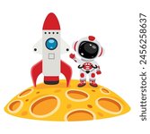 Space Concept With An Astronaut