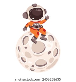 Space Concept With An Astronaut