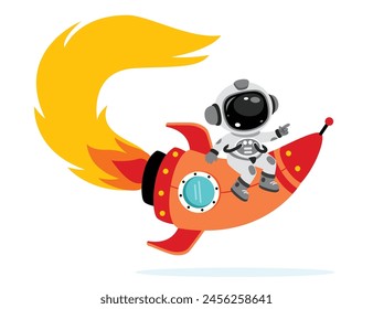 Space Concept With An Astronaut