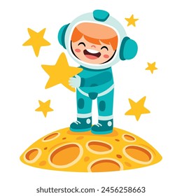 Space Concept With An Astronaut