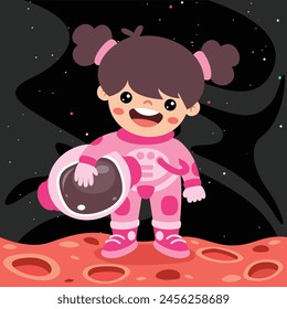 Space Concept With An Astronaut