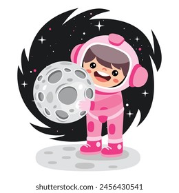 Space Concept With An Astronaut