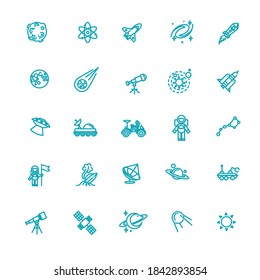Ilustración de concepto de espacio, plantilla de vector de diseño plano