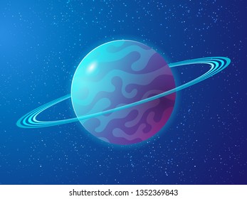 Space Concept Planet Fantastic world illustration