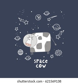 Space and cow