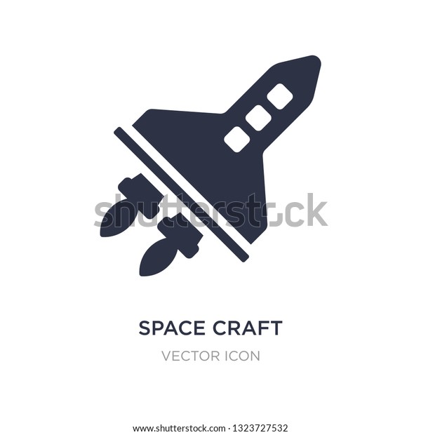 space craft icon on white background. Simple\
element illustration from Transport concept. space craft sign icon\
symbol design.