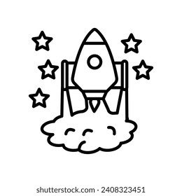 Space Craft icon in vector. Illustration
