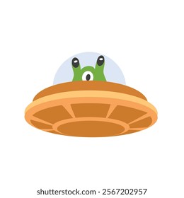 Space creatures. Ufo spaceship. Cute alien. Cute character. Ufo logo. Monster alien.