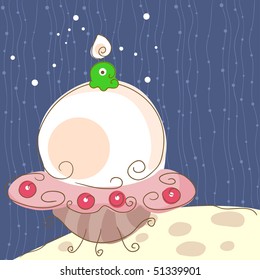 space cupcake