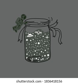 space cute astronaut print moon