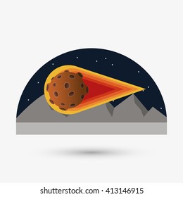 Space design. science concept. cosmos icon