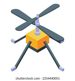 Space device icon isometric vector. Mars base. Future rover