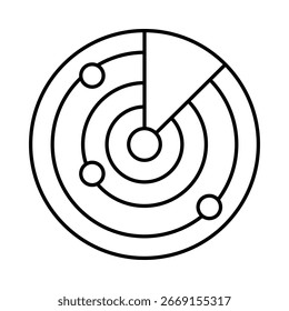 Icono de Vector de diagrama de espacio que puede modificarse o editarse fácilmente
