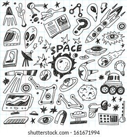 space - doodles collection