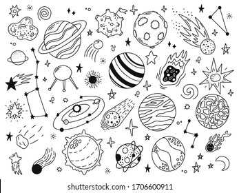 Space doodles  Sketch