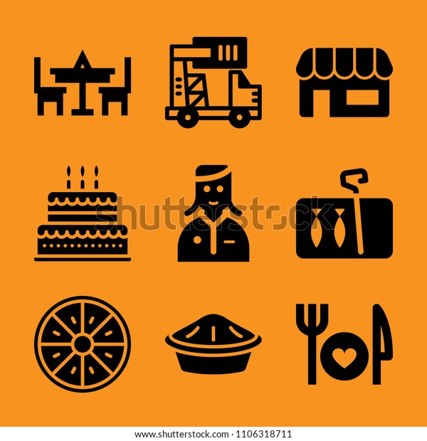 space, drink, highway, accounting, taking and\
bar icon vector set. Flat vector design with filled icons. Designed\
for web and software\
interfaces