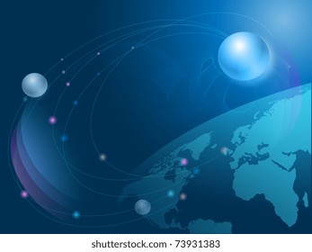 Space, the Earth, communications