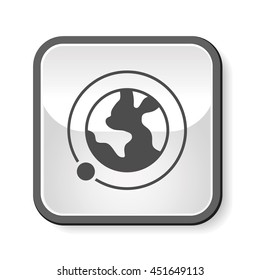 Space earth icon