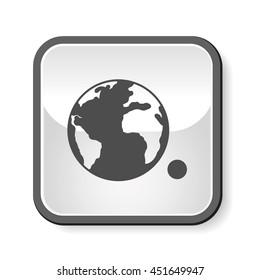 Space earth icon