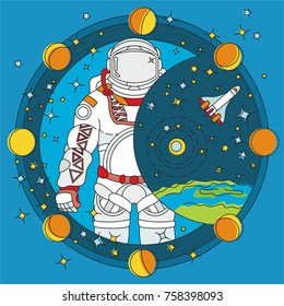 space earth rocket