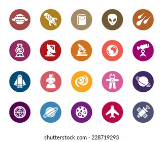 Space Element Color Icons