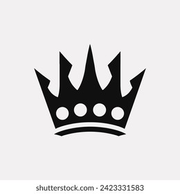 Icono de la corona de la emperatriz espacial - Ilustración vectorial simple